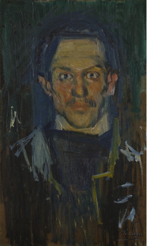 Self-Portrait, 1901, Pablo Picasso (1882-1973) Museum of Modern Art, NY, 587.1998